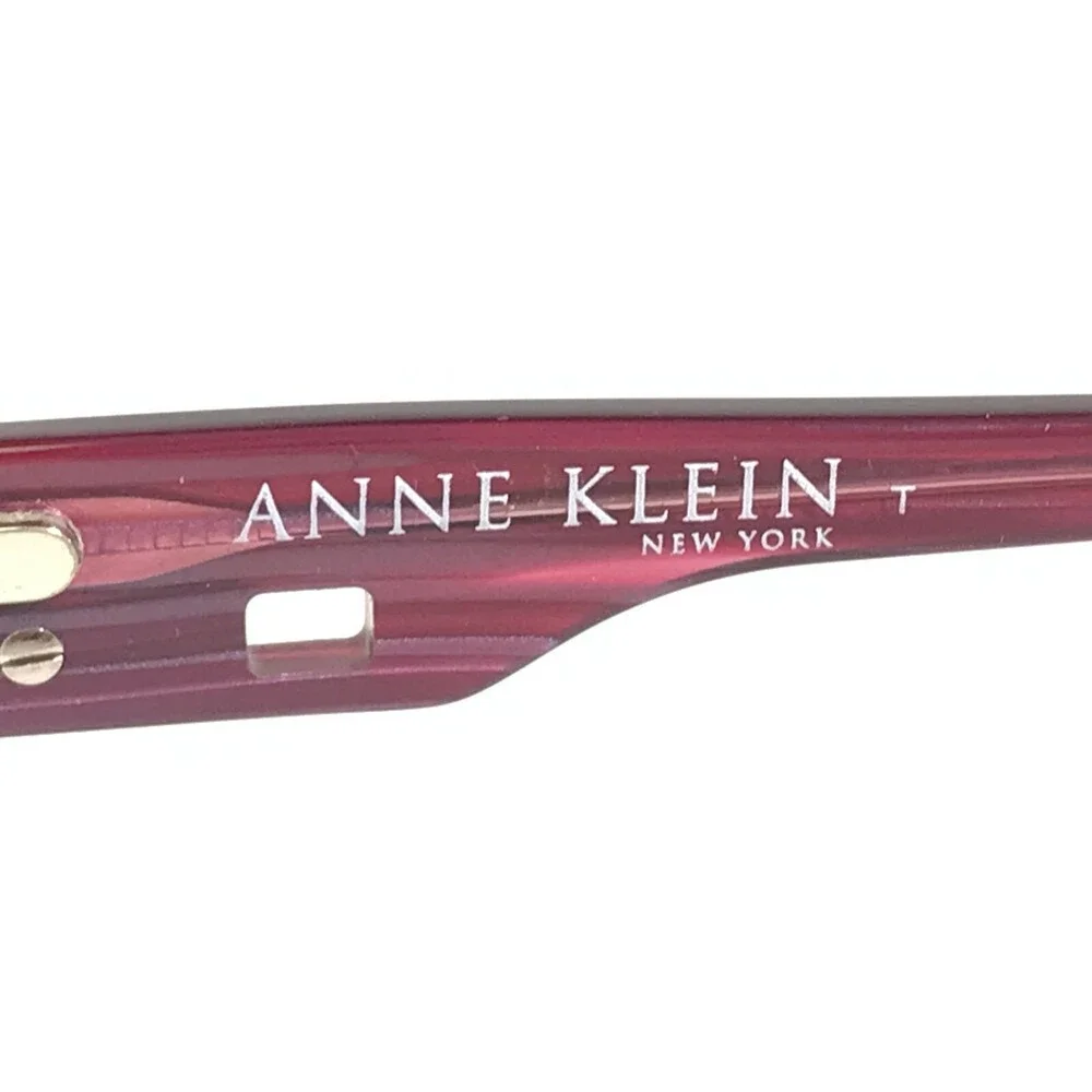 Anne Klein Eyeglasses Frames AKNY 9077 467-S Purple Red Rectangular 52-17-135